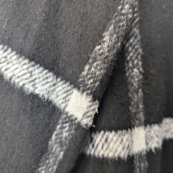 Plaid fall winter dress coat - Picture 7 of 14